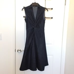 Kenneth Cole Reaction Denim Fit-Flare Dress Size 2